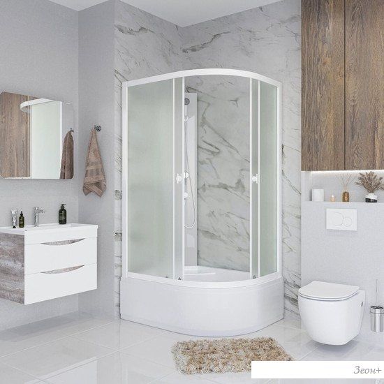 Душевая кабина Niagara Promo P90/70/40L/MT/BK 90x70x195