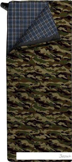 Спальный мешок Trimm Comfort Tramp 185 R (правая молния, камуфляж)
