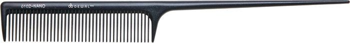 Расческа гребень Dewal CO-6102-NANO (черный)