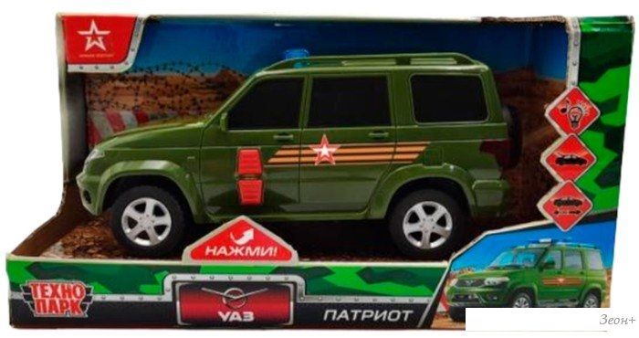 Внедорожник Технопарк Уаз Патриот Армия России PATRIOTBLACK-22PLARR-GN