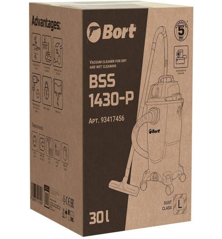 Пылесос Bort BSS-1430-P