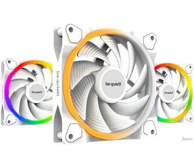     be quiet! Light Wings White 120mm PWM High-Speed Triple-Pack BL101