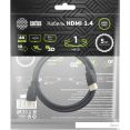 Кабель CACTUS HDMI - HDMI CS-HDMI.1.4-1 (1 м, черный)