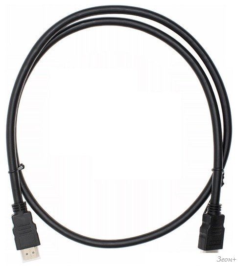 Кабель CACTUS HDMI - HDMI CS-HDMI.1.4-1 (1 м, черный)