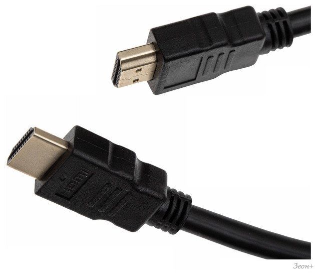 Кабель CACTUS HDMI - HDMI CS-HDMI.1.4-1 (1 м, черный)