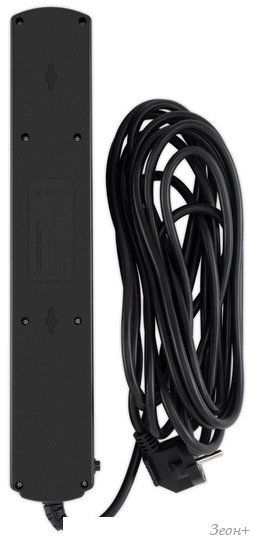 Сетевой фильтр IPPON BK-6-EU-5-10-B (5м, 6 розеток, черный)