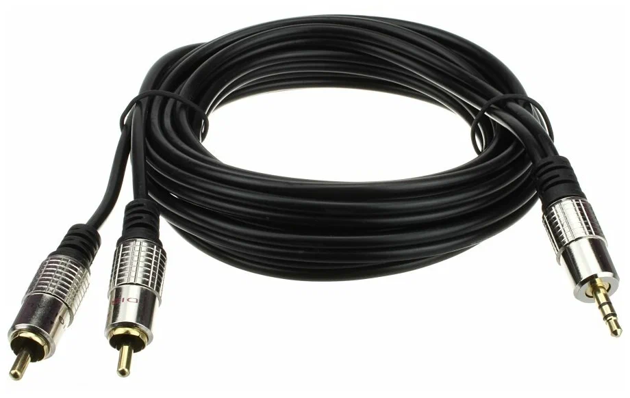 Кабель Rexant 3.5mm Stereo Plug - 2RCA Plug 3m 17-4224