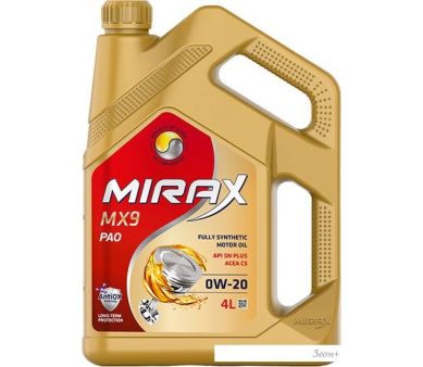   Mirax MX9 0W-20 5 SN Plus 4