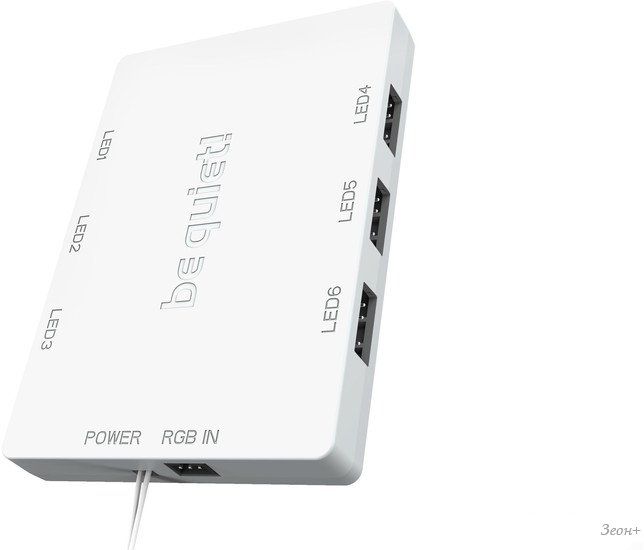 Набор вентиляторов с контроллером be quiet! Light Wings White 140mm PWM Triple-Pack BL102