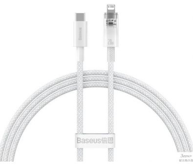  Baseus Explorer Series Fast Charging Cable with Smart Temperature Control 20W USB Type-C - Lightning (1 , )