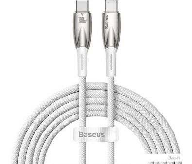  Baseus Glimmer Series Fast Charging Data Cable USB Type-C - Type-C 100W CADH000802 (2 , )