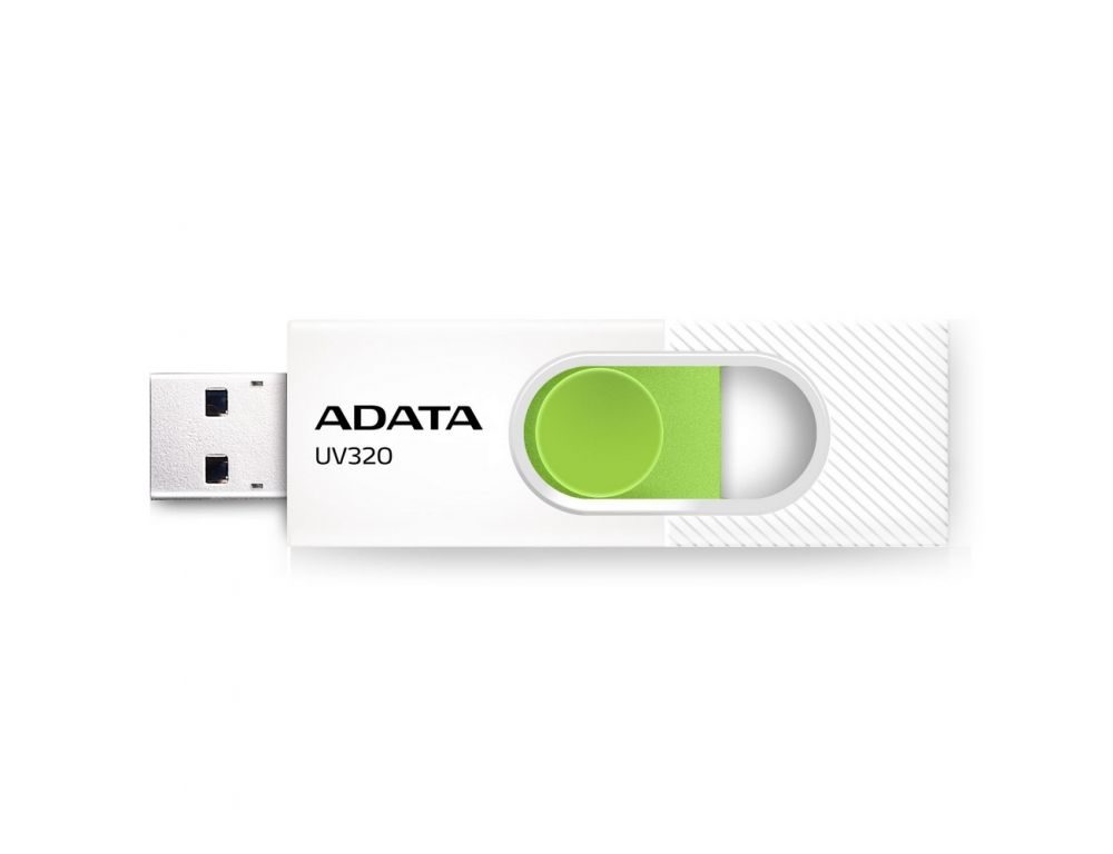 USB Flash ADATA UV320 512GB (белый/зеленый) AUV320-512G-RWHGN