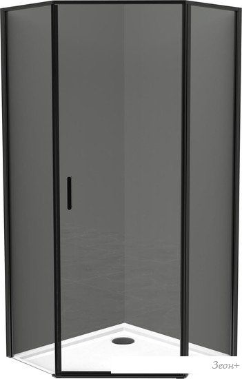 Душевой уголок BelBagno UNO-195-P-1-90-C-NERO