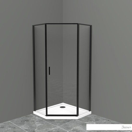 Душевой уголок BelBagno UNO-195-P-1-90-C-NERO