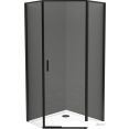 Душевой уголок BelBagno UNO-195-P-1-100-C-NERO