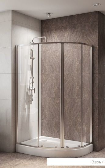 Душевой уголок BelBagno DUE-RH-2-100/80-C-Cr
