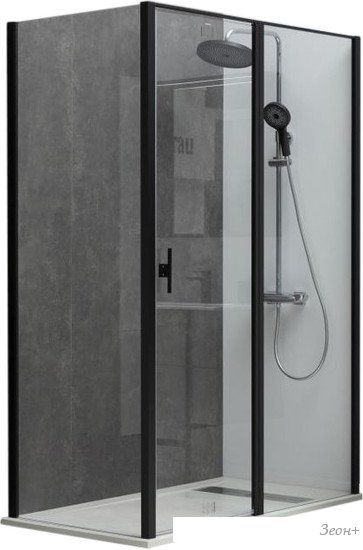 Душевой уголок Allen Brau Priority 90x80 304204 (черный браш)