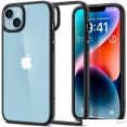 Чехол для телефона Spigen Ultra Hybrid iPhone 14 Matte Black ACS05041 (черный матовый)