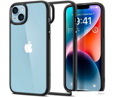    Spigen Ultra Hybrid iPhone 14 Matte Black ACS05041 ( )