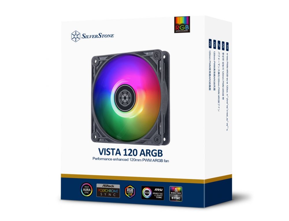 Вентилятор для корпуса SilverStone SST-VS120B-ARGB G52VS120BARGB20