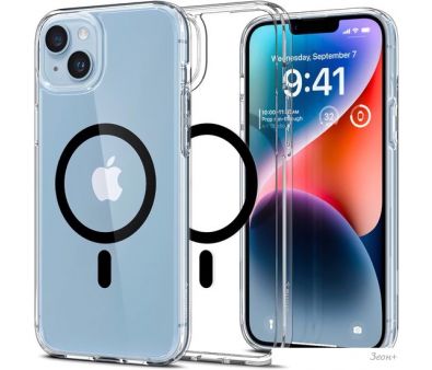 Чехол для телефона Spigen Ultra Hybrid Mag Magsafe iPhone 14 ACS05049 (черный)