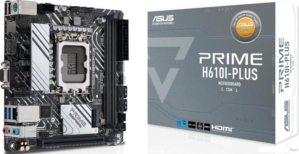 Материнская плата ASUS Prime H610I-PLUS-CSM