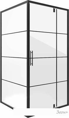 Душевой уголок Niagara Nova NG-0280-08 Black 80x80