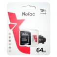   Netac Micro SDXC P500ECO 64GB NT02P500ECO-064G-R