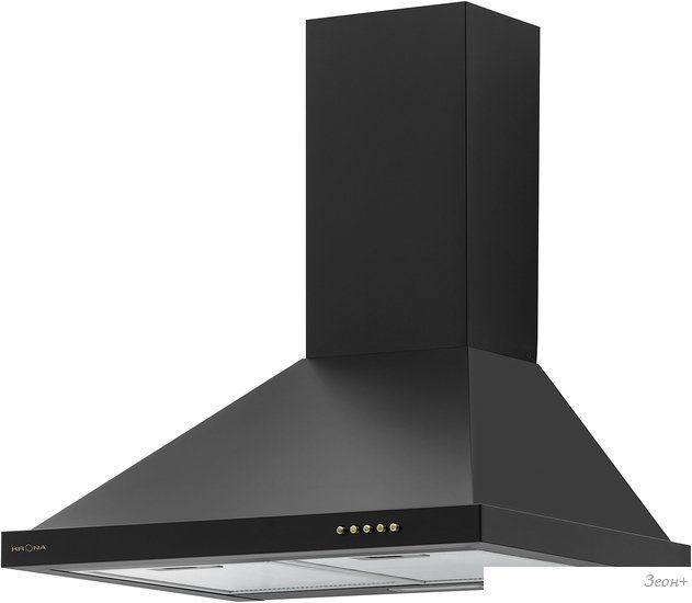 Кухонная вытяжка Krona Bella Retro 600 Black PB (черный)