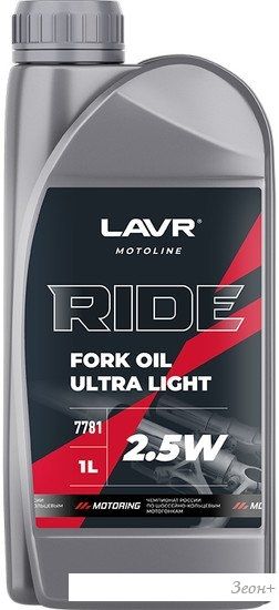 Трансмиссионное масло Lavr Moto Ride Fork Oil 2.5W 1л