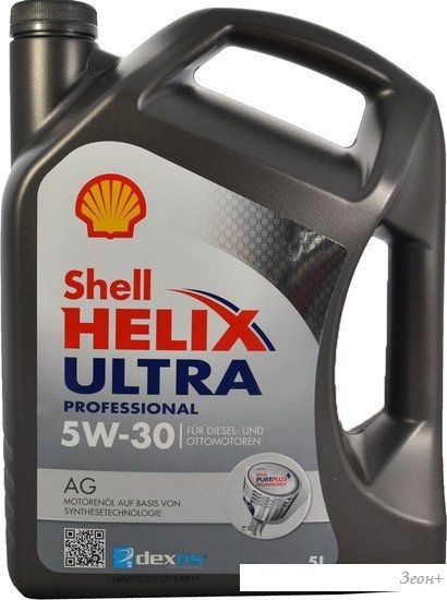 Моторное масло Shell Helix Ultra Professional AG 5W-30 5л