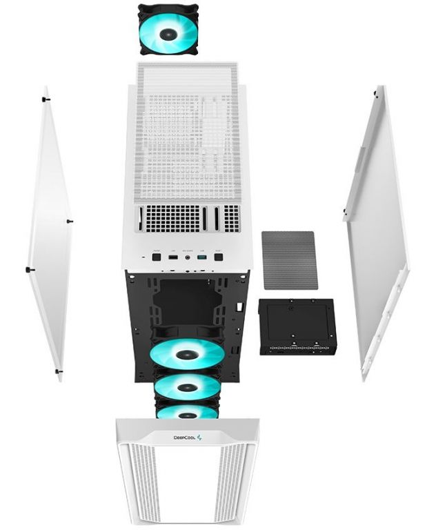 Корпус DeepCool CC560 WH V2 R-CC560-WHGAA4-G-2