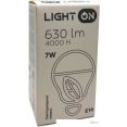   Light On LED-M G45 7W 4000K E14