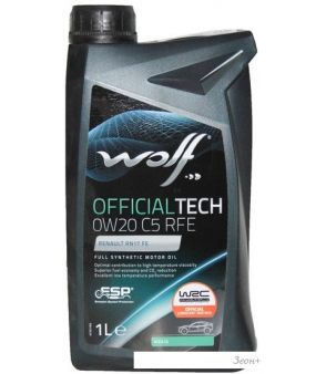   Wolf OfficialTech 0W-20 C5 RFE 1