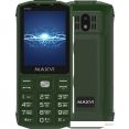 Кнопочный телефон Maxvi P101 (зеленый)