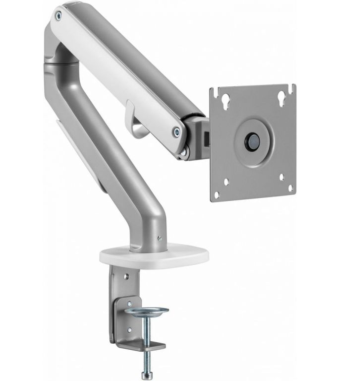 Кронштейн для мониторов Ultramounts UM734SIL серый/серебристый 17"-27" макс.7кг крепление к столешнице поворот и наклон