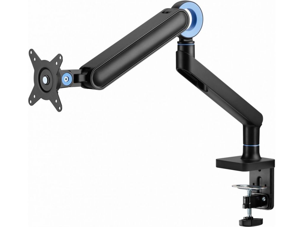 Кронштейн для мониторов Ultramounts UM719B черный 17"-35" макс.10.5кг крепление к столешнице поворот и наклон