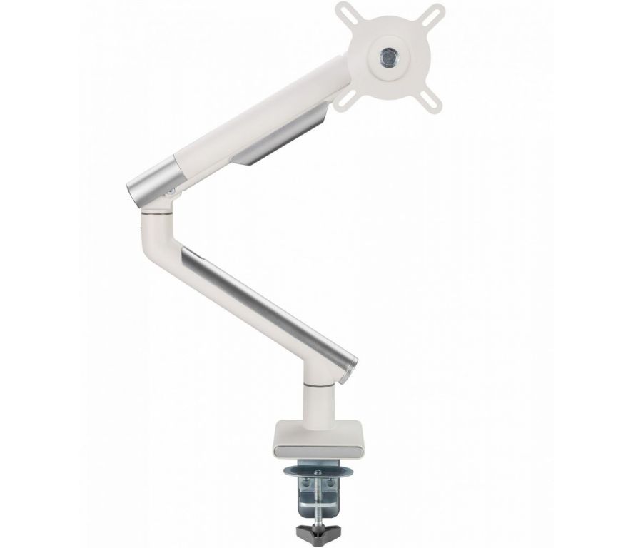 Кронштейн для мониторов Ultramounts UM713W белый 17"-32" макс.9кг крепление к столешнице поворот и наклон