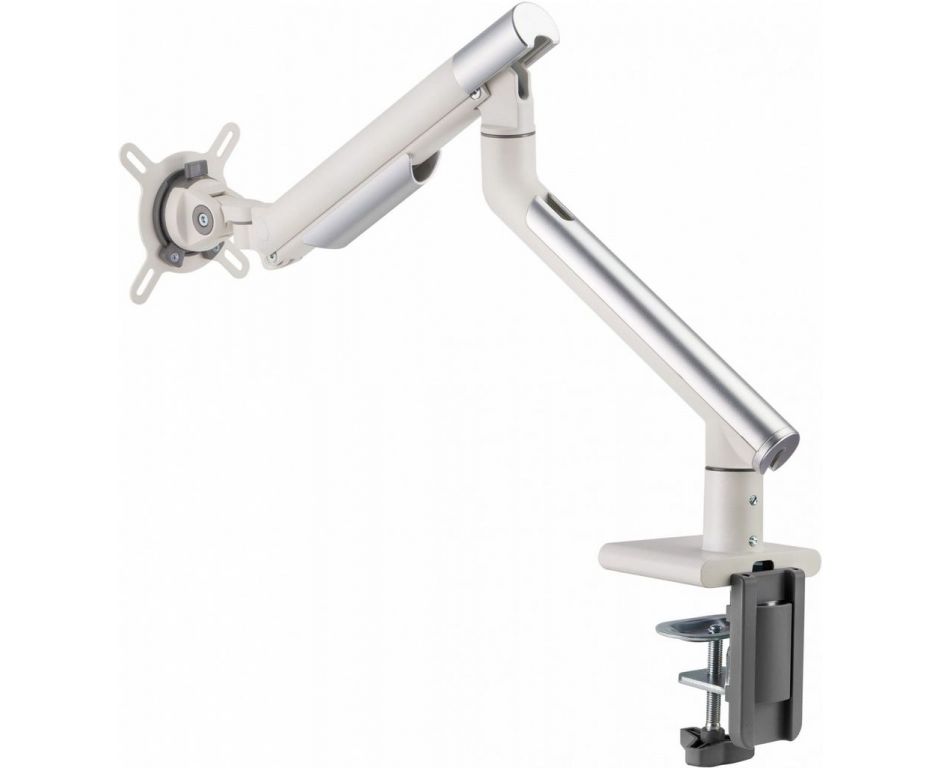 Кронштейн для мониторов Ultramounts UM713W белый 17"-32" макс.9кг крепление к столешнице поворот и наклон