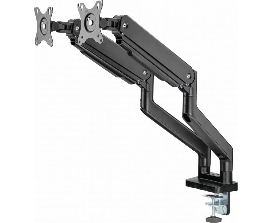 Кронштейн для мониторов Ultramounts UM731 черный 17"-35" макс.16кг крепление к столешнице поворот и наклон