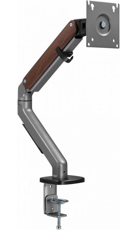 Кронштейн для мониторов Ultramounts UM734WD серый/коричневый 17"-27" макс.7кг крепление к столешнице поворот и наклон