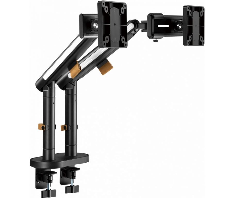 Кронштейн для мониторов Ultramounts UM727B черный 17"-32" макс.9кг крепление к столешнице поворот и наклон