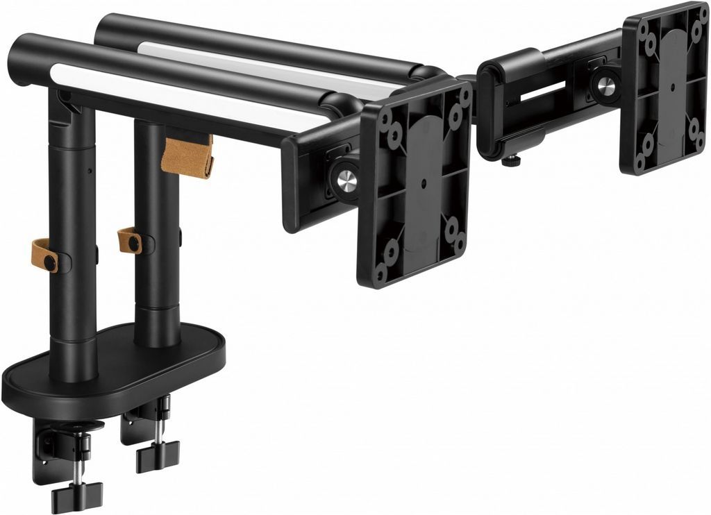Кронштейн для мониторов Ultramounts UM727B черный 17"-32" макс.9кг крепление к столешнице поворот и наклон