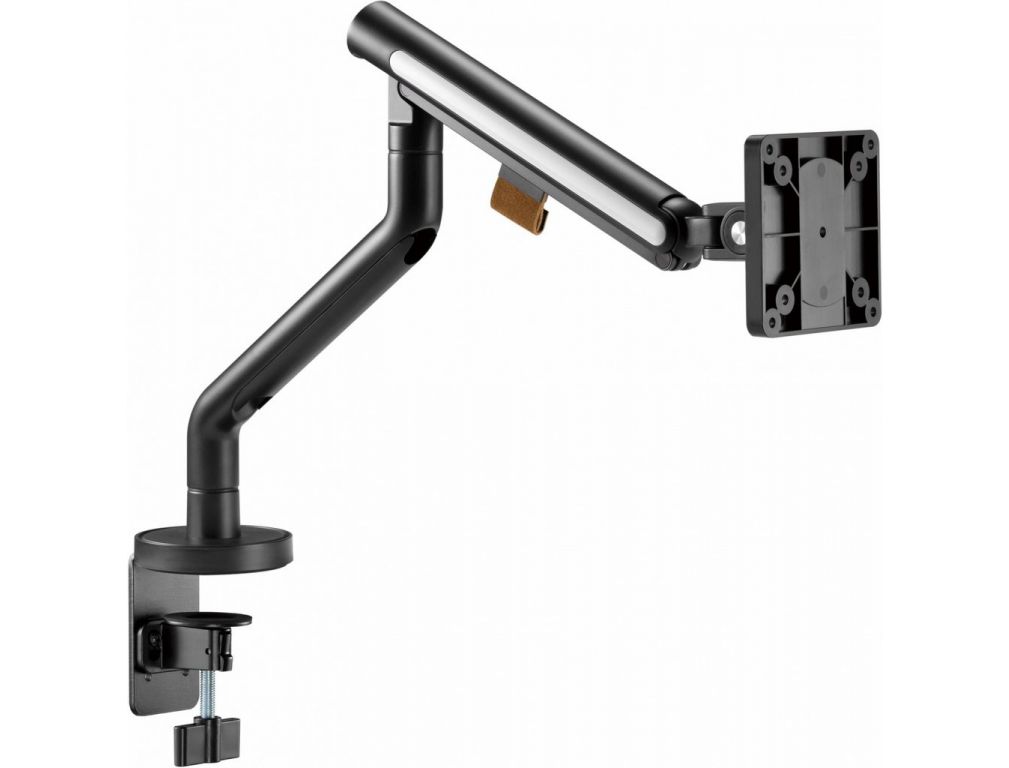 Кронштейн для мониторов Ultramounts UM725B черный 17"-32" макс.9кг крепление к столешнице поворот и наклон