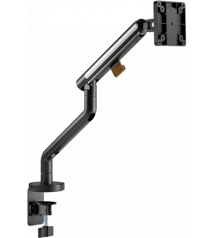 Кронштейн для мониторов Ultramounts UM725B черный 17"-32" макс.9кг крепление к столешнице поворот и наклон