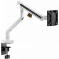 Кронштейн для мониторов Ultramounts UM725W белый 17"-32" макс.9кг крепление к столешнице поворот и наклон