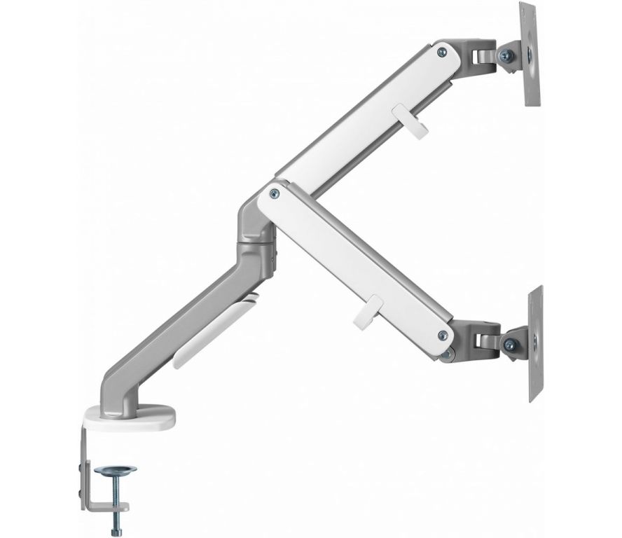 Кронштейн для мониторов Ultramounts UM735SIL серый/серебристый 17"-27" макс.7кг крепление к столешнице поворот и наклон