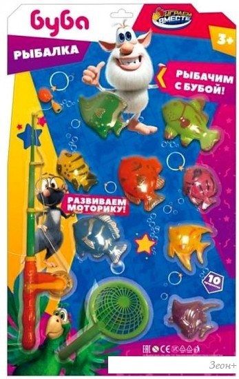 Магнитная рыбалка Играем вместе Рыбалка Буба Q333-H19017-R