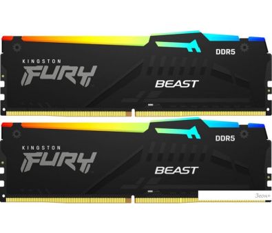   Kingston FURY Beast RGB 2x16 DDR5 5200  KF552C36BBEAK2-32