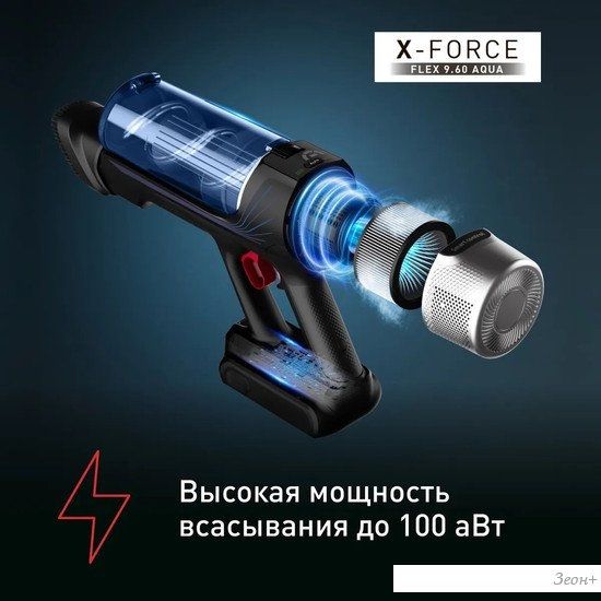 Вертикальный пылесос с влажной уборкой Tefal X-Force Flex 9.60 Aqua TY20C7WO